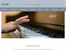 Tablet Screenshot of euromusica.pt